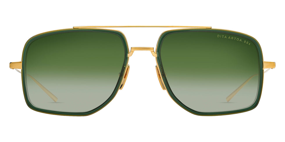 Dita® ARTOA.88x Sunglasses DT DTS471-A-01 57 - Yellow Gold/Crystal Pine