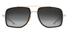 Dita® ARTOA.88x Sunglasses DT DTS471-A-02 57 - White Gold/Black Glass/Black Iron