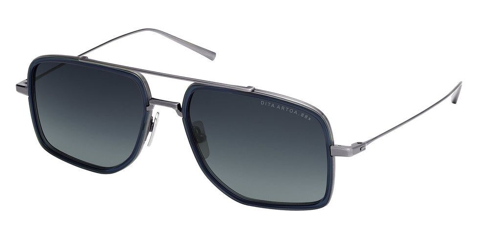 Dita® ARTOA.88x Sunglasses DT DTS471-A-04 57 - Antique Silver/Night Sky