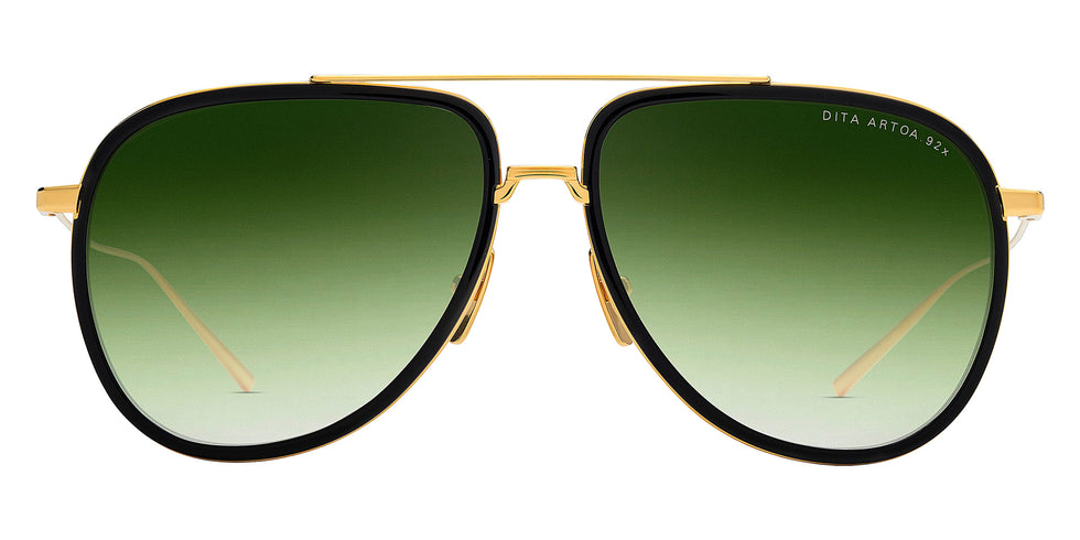 Dita® ARTOA.92x Sunglasses DT DTS472-A-01 58 - Yellow Gold/Black