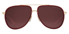 Dita® ARTOA.92x Sunglasses DT DTS472-A-03 58 - White Gold/Cherry Wine