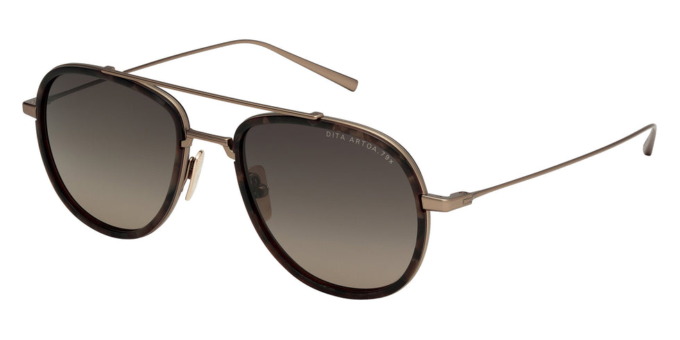 Dita® ARTOA.79x Sunglasses DT DTS473-A-03 53 - Matte Champagne/Desert Abalone