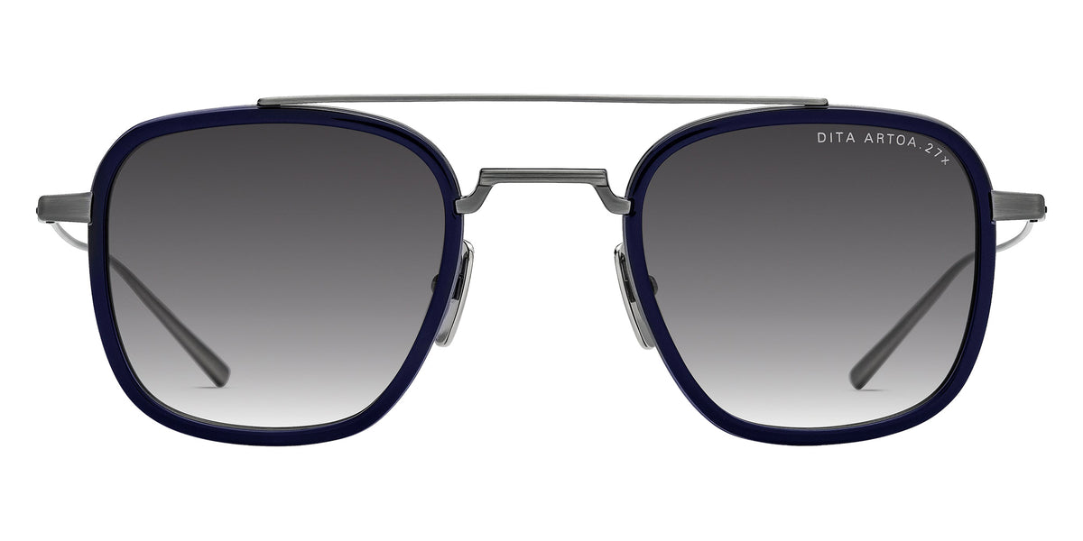 Dita® ARTOA.27x Sunglasses DT DTS474-A-01 47 - Antique Silver/Navy