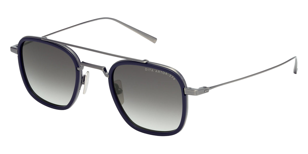 Dita® ARTOA.27x Sunglasses DT DTS474-A-01 47 - Antique Silver/Navy