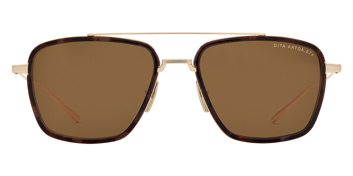 Dita® ARTOA.57x Sunglasses DT DTS476-A-01 54 - White Gold/Desert Abalone