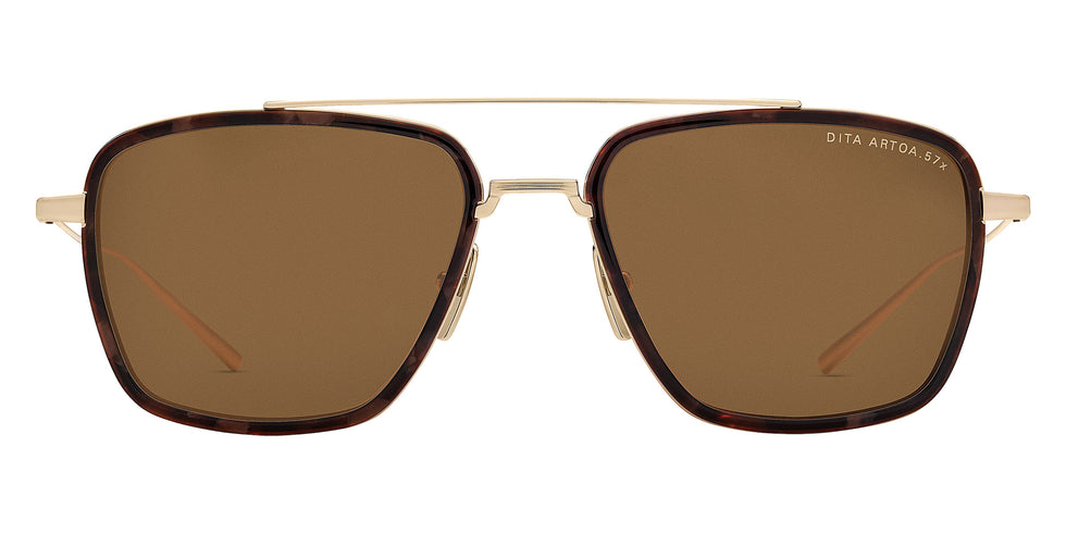Dita® ARTOA.57x Sunglasses DT DTS476-A-01 54 - White Gold/Desert Abalone