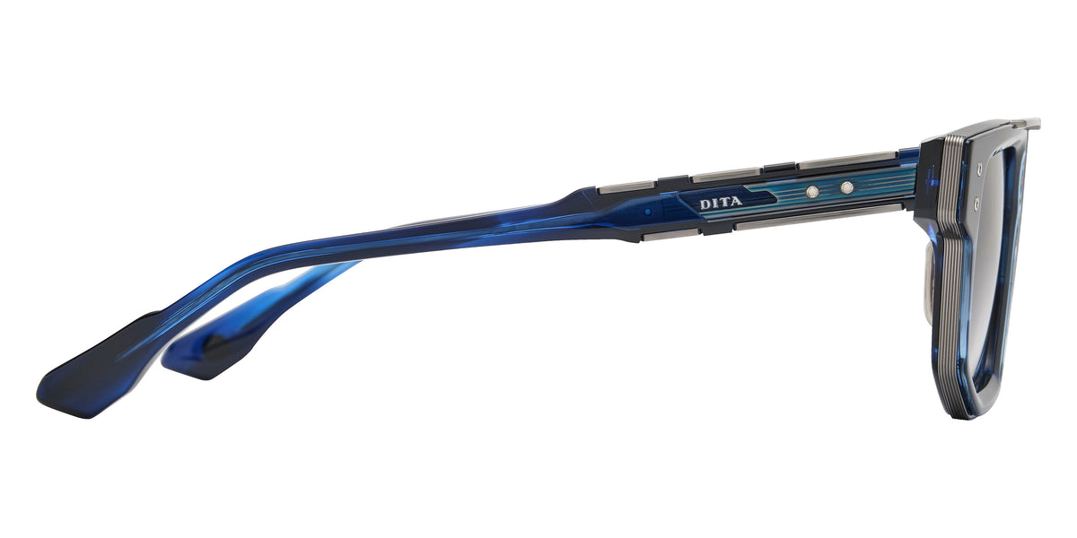 Dita® MACH-NINE Sunglasses DT DTS478-A-03 54 - Blue Swirl/Antique Silver