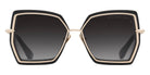 Dita® NARCISSUS-TWO Sunglasses DT DTS479-A-01 54 - White Gold/Black