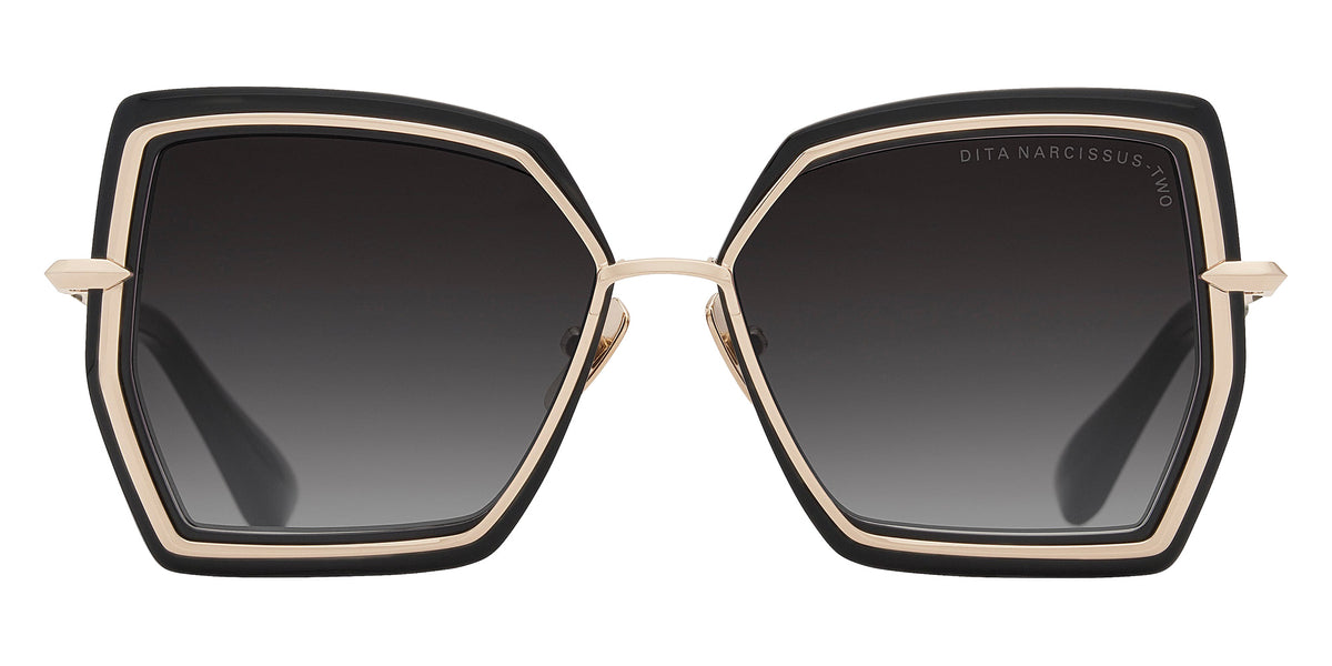 Dita® NARCISSUS-TWO Sunglasses DT DTS479-A-01 54 - White Gold/Black