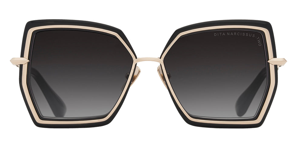 Dita® NARCISSUS-TWO Sunglasses DT DTS479-A-01 54 - White Gold/Black