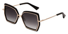 Dita® NARCISSUS-TWO Sunglasses DT DTS479-A-01 54 - White Gold/Black