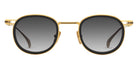 Dita® LINEAGE.68x Sunglasses DT DTS482-A-01 46 - Yellow Gold/Black/Shiny Silver