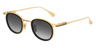 Dita® LINEAGE.68x Sunglasses DT DTS482-A-01 46 - Yellow Gold/Black/Shiny Silver