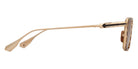 Dita® LINEAGE.70x Sunglasses DT DTS483-A-02 48 - White Gold /Brown Hazel/Black Iron