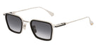 Dita® LINEAGE.70x Sunglasses DT DTS483-A-03 48 - Shiny Silver/Black Glass/Black Iron