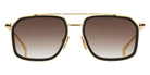 Dita® LINEAGE.99x Sunglasses DT DTS484-A-01 53 - Yellow Gold/Black/Black Iron