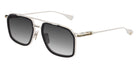 Dita® LINEAGE.99x Sunglasses DT DTS484-A-02 53 - Shiny Silver/Navy/Yellow Gold