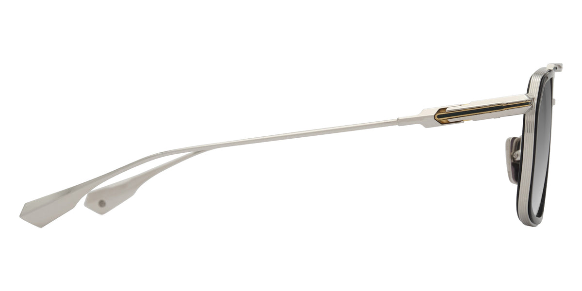 Dita® LINEAGE.99x Sunglasses DT DTS484-A-02 53 - Shiny Silver/Navy/Yellow Gold