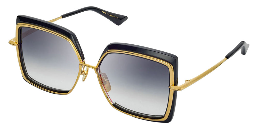 Dita® NARCISSUS Sunglasses DT DTS503-58-01-Z 58 - Black/Yellow Gold