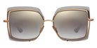 Dita® NARCISSUS Sunglasses DT DTS503-58-03-Z 58 - Satin Crystal Grey/White Gold