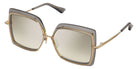 Dita® NARCISSUS Sunglasses DT DTS503-58-03-Z 58 - Satin Crystal Grey/White Gold