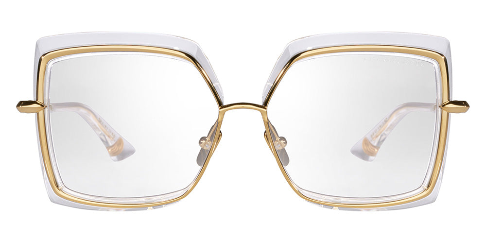 Dita® NARCISSUS Sunglasses DT DTS503-58-04 58 - Crystal Clear/Yellow Gold