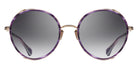 Dita® LAGEOS Sunglasses DT DTS532-52-02-Z 52 - Dark Lavendar/White Gold