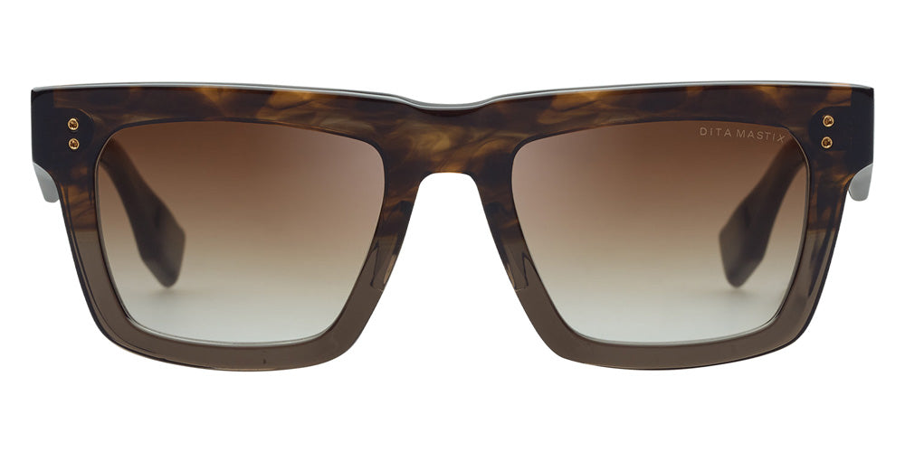 Dita® MASTIX Sunglasses DT DTS712-A-02 54 - Brown Swirl to Crystal Brown