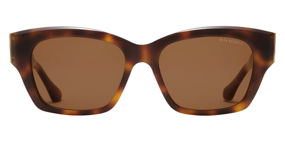 Dita® AVONYA Sunglasses DT DTS745-A-02 55 - Hazy Tortoise/White Gold