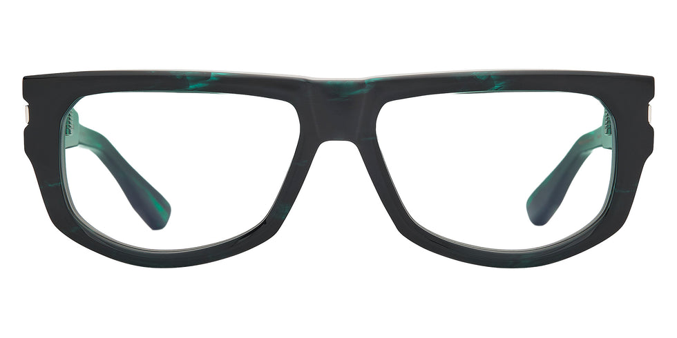 Dita® PRIDM Sunglasses DT DTS753-A-01 57 - Storm Swirl/Silver/Green