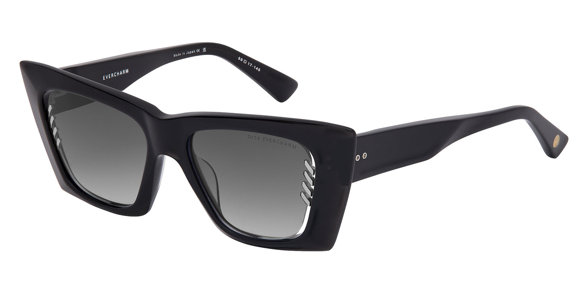 Dita® EVERCHARM Sunglasses DT DTS754-A-01 50 - Black Glass/Silver