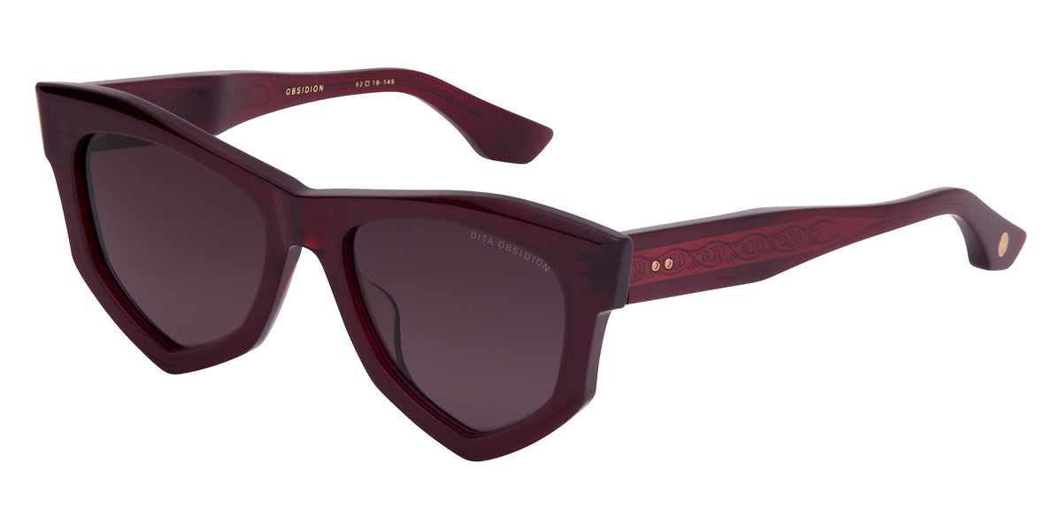 Dita® OBSIDION Sunglasses DT DTS755-A-03 52 - Hazy Maroon