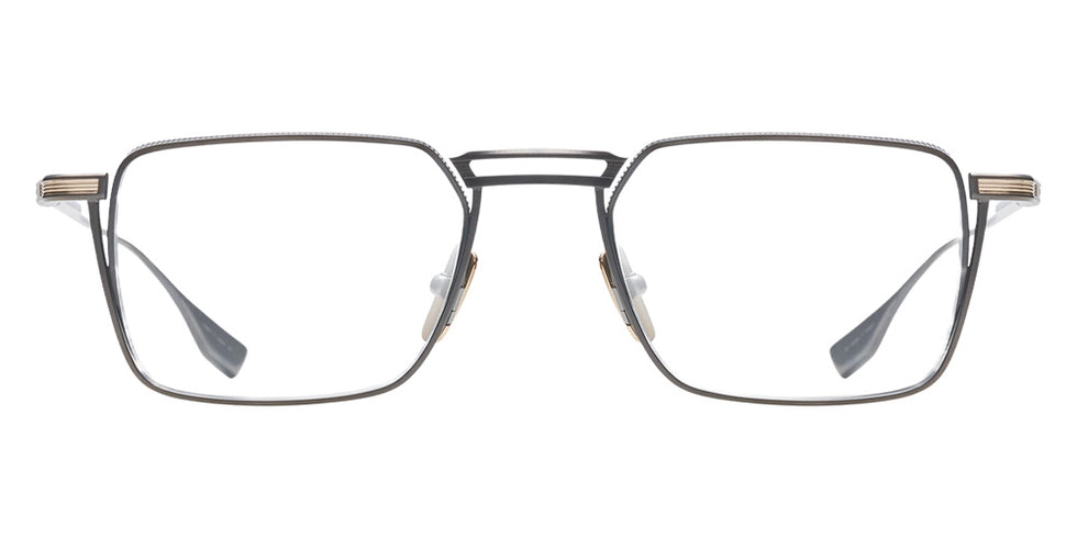 Dita® LINDSTRUM Eyeglasses DT DTX125-51-03-Z 51 - Black Iron/White Gold