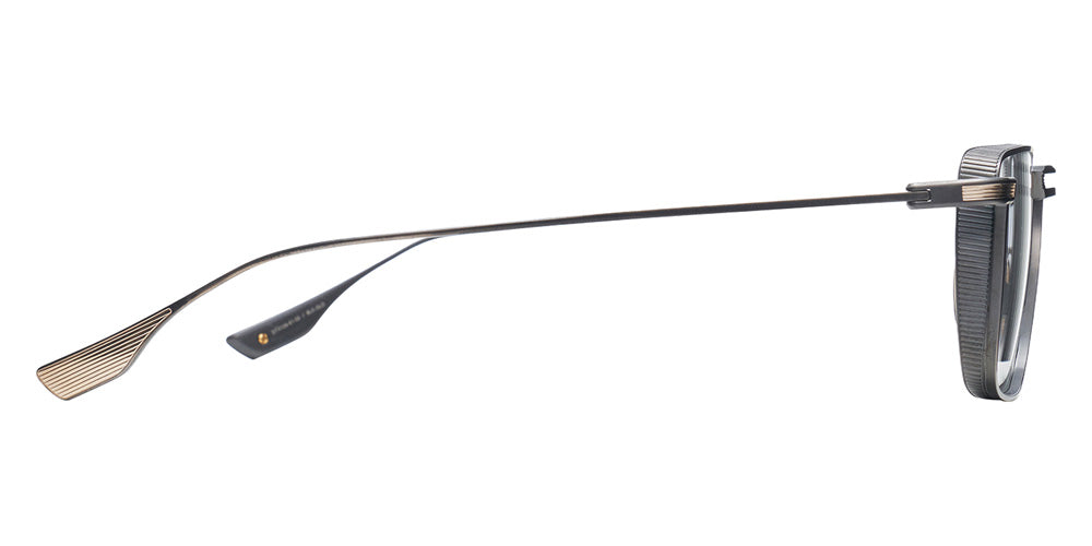 Dita® LINDSTRUM Eyeglasses DT DTX125-51-03-Z 51 - Black Iron/White Gold