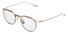 Dita® SCHEMA-TWO Eyeglasses DT DTX131-49-01-Z 54 - White Gold/Crystal Grey