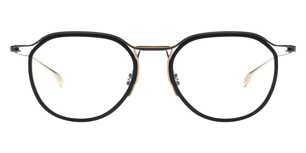 Dita® SCHEMA-TWO Eyeglasses DT DTX131-49-02-Z 54 - Black Iron/Gold