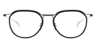 Dita® SCHEMA-TWO Eyeglasses DT DTX131-49-02-Z 54 - Black Iron/Gold