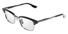 Dita® STATESMAN-SIX Eyeglasses DT DTX132-52-01-Z 52 - Black/Antique Silver/Matte Black