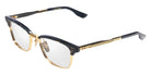 Dita® STATESMAN-SIX Eyeglasses DT DTX132-52-03-Z 52 - Dark Grey Swirl/Yellow Gold/Black Iron