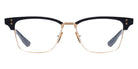 Dita® STATESMAN-SIX Eyeglasses DT DTX132-55-02-Z 55 - Matte Black/White Gold/Matte Black