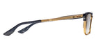 Dita® STATESMAN-SIX Eyeglasses DT DTX132-55-03-Z 55 - Dark Grey Swirl/Yellow Gold/Black Iron