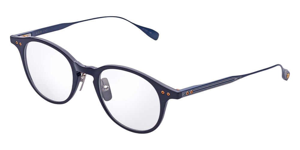 Dita® ASH (+) Eyeglasses DT DTX148-A-03 47 - Matte Navy/Silver/White Gold