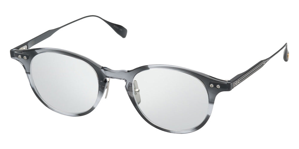 Dita® ASH (+) Eyeglasses DT DTX148-A-04 47 - Ink Swirl/Black Iron