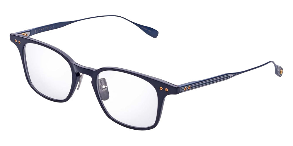 Dita® BUCKEYE (+) Eyeglasses DT DTX149-A-03 47 - Matte Navy/Silver/White Gold