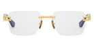 Dita® META-EVO Rx Eyeglasses DT DTX154-A-01 56 - Yellow Gold/Ink Swirl
