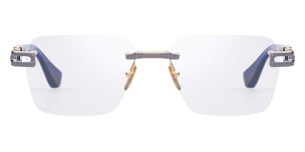 Dita® META-EVO Rx Eyeglasses DT DTX154-A-02 56 - Antique Silver Blue Swirl