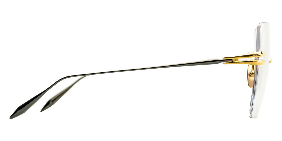 Dita® EMBRA OPTICAL Eyeglasses DT DTX155-A-01 58 - Yellow Gold/Black Rhodium