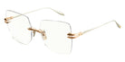 Dita® EMBRA OPTICAL Eyeglasses DT DTX155-A-02 58 - Brushed Rose Gold/Silver
