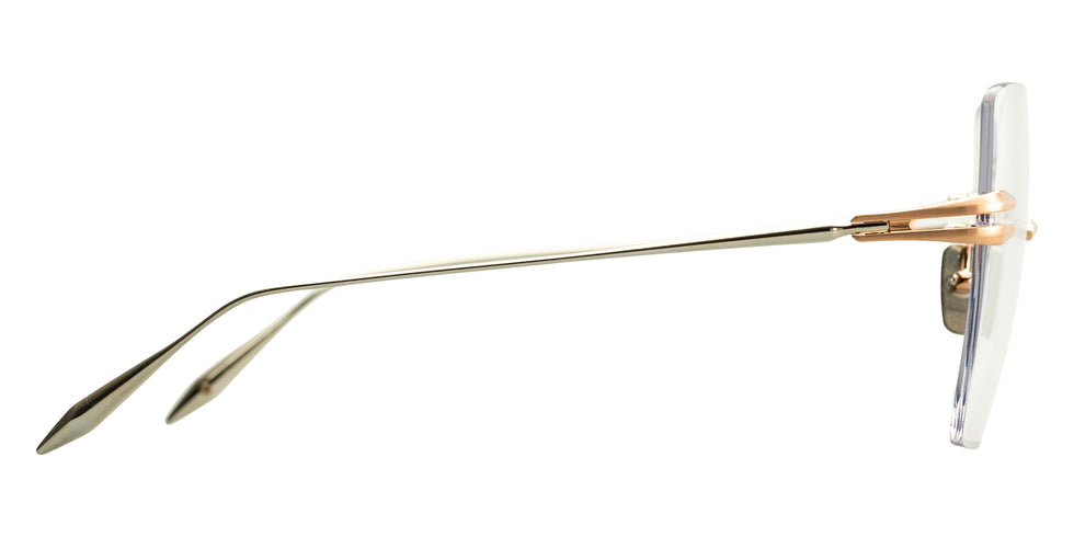 Dita® EMBRA OPTICAL Eyeglasses DT DTX155-A-02 58 - Brushed Rose Gold/Silver