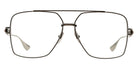 Dita® GRAND-EMPERIK Eyeglasses DT DTX159-A-02 61 - Matte Black/Antique Silver